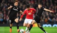 Alexis was tightly marked by the Sevilla players all through the game